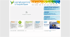 Desktop Screenshot of loretoprint.it
