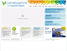 Tablet Screenshot of loretoprint.it